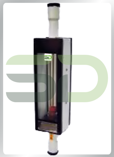 Glass Tube Rotameter With Flanged Connection And Rear/Side Entry