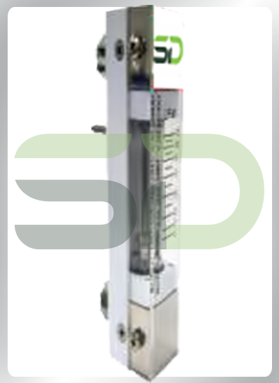 Purge Rotameter With Rear Connection  And Without Isolation Valve