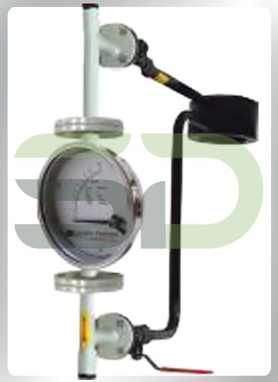 Vertical Mounting By-Pass Metal Tube Rotameter With Carrier Ring